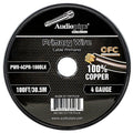 Audiopipe PWV-4CPR-100BLK 100Ft 4 Gauge Primary Wire (PWV-4CPR-100BLK) Audiopipe