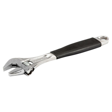 Bahco BAH9071RCUS Bahco 8" ERGO™ Central Nut Adjustable Wrench with Rubber Handle and Chrome Finish BAHCO