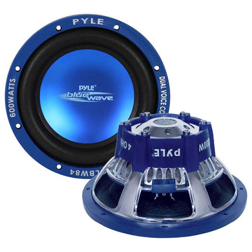 Pyle PLBW84  8″ Woofer 300W RMS/600W Max Dual 4 Ohm Voice Coils (Each) Pyle