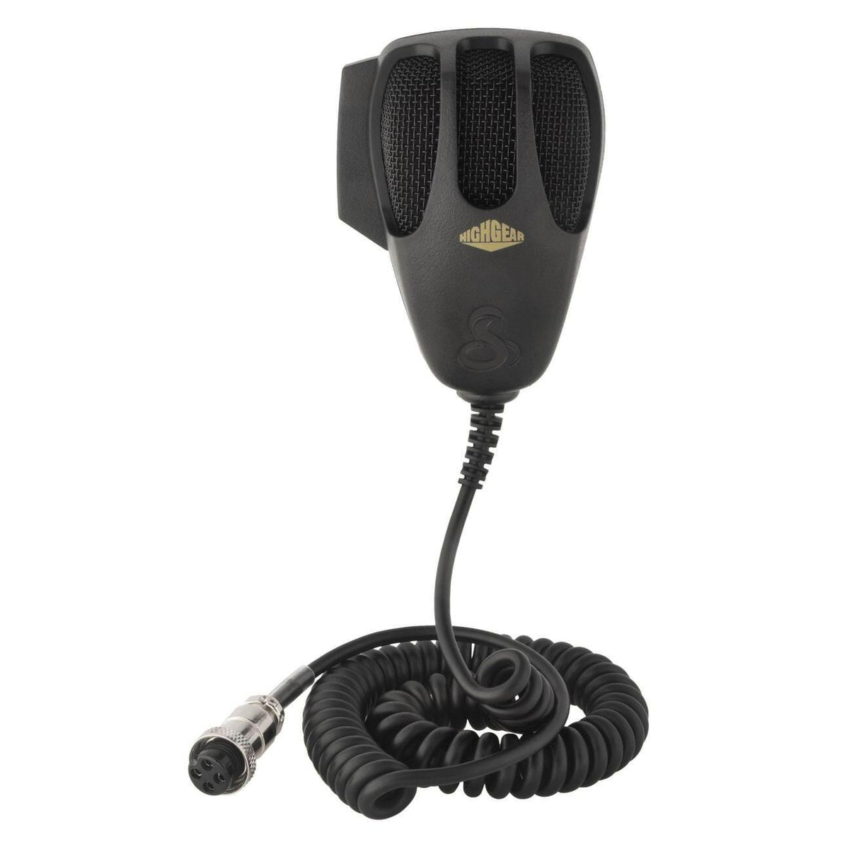 Cobra HGM73 Highgear 4 Pin Dynamic Microphone With 9 Foot Coiled Cord Cobra