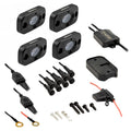 Heise HE-4TLRGBK RGB Accent Light Kit - 4 RGB Pods, 3 LED Heise