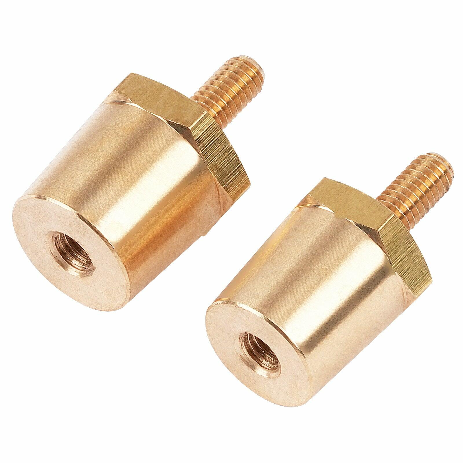 Audiopipe RBV-BTA-M6-DB M6 Battery Top Post Adapters (Pair) Audiopipe