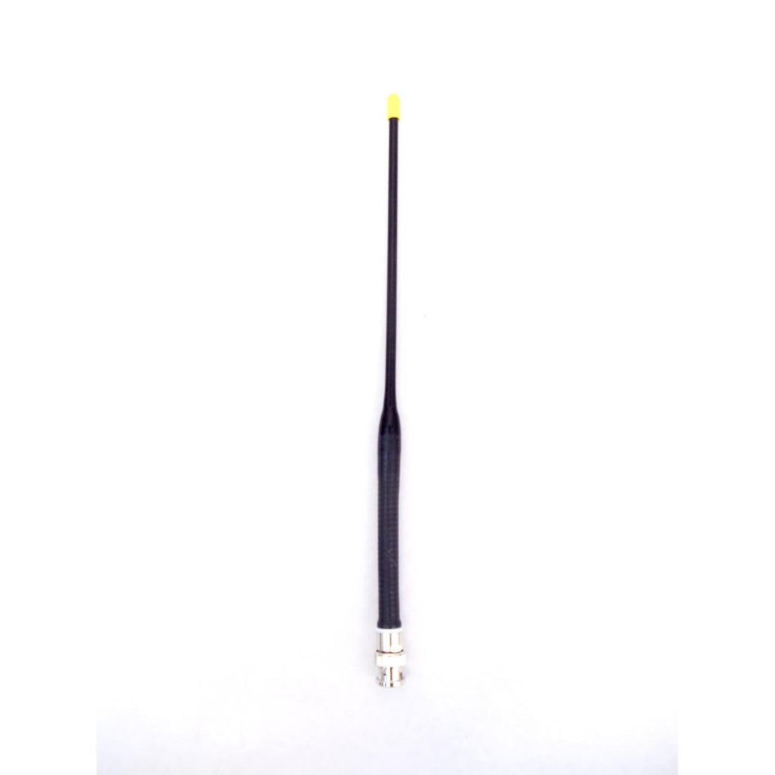 Larsen KD4150HQ 11" Tall 150 Mhz 1/4 Wave Rubber Duck Antenna With Bnc Fitting (yellow Cap) Larsen