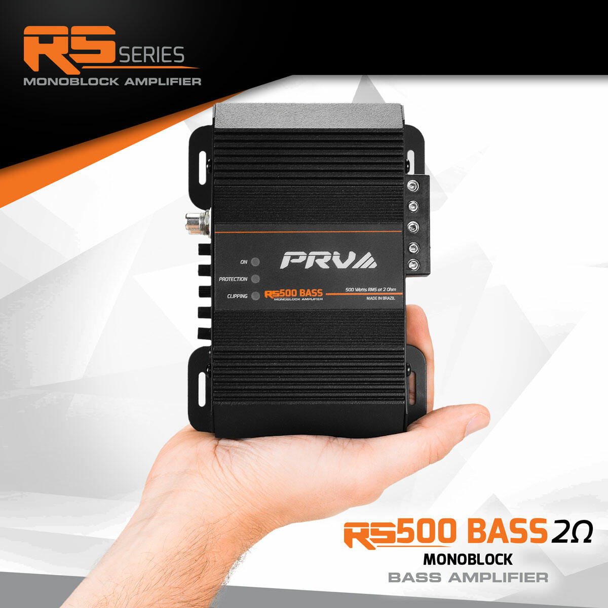 PRV Audio RS500 BASS 2 Ohm 1 Channel Monoblock Amplifier PRV Audio