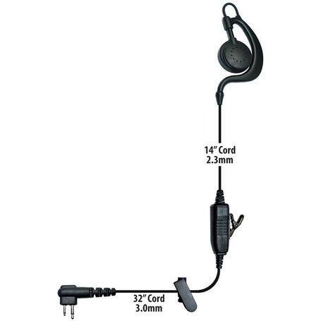 Klein Electronics - BLACKBOXAGENT - Klein BLACKBOXAGENT Single Wire Ear Piece Ptt For... Klein