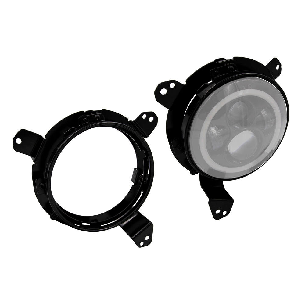 Heise JP-JLB7 Headlight Adapter Brackets 7 Inch -  Wrangler JL 2018-Up Metra