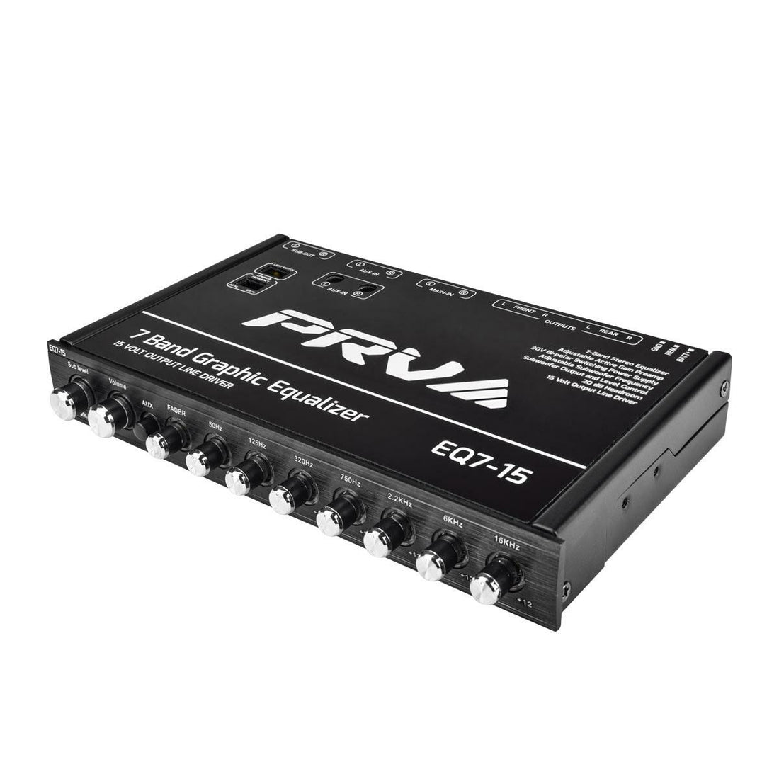 PRV Audio EQ7-15 7 Band Car Audio Equalizer PRV Audio