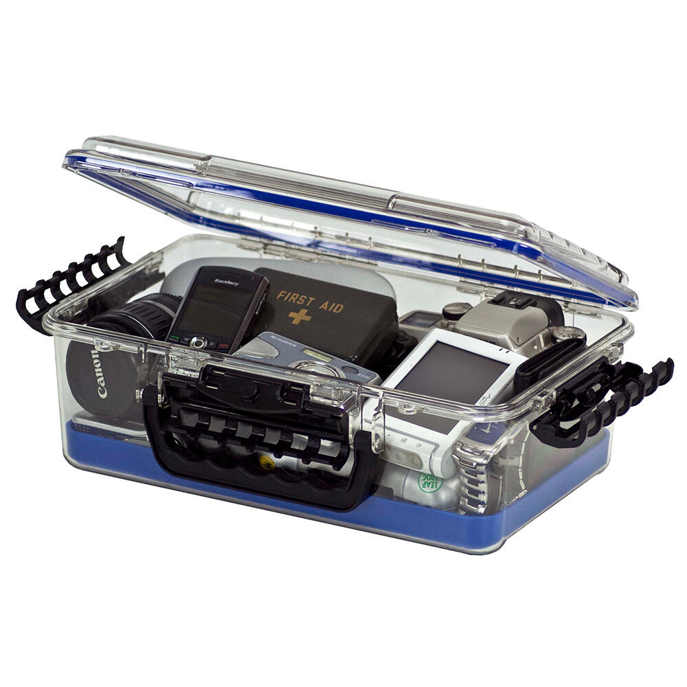 Plano 147000 Guide Series&trade; Waterproof Case 3700 - Blue/Clear Plano