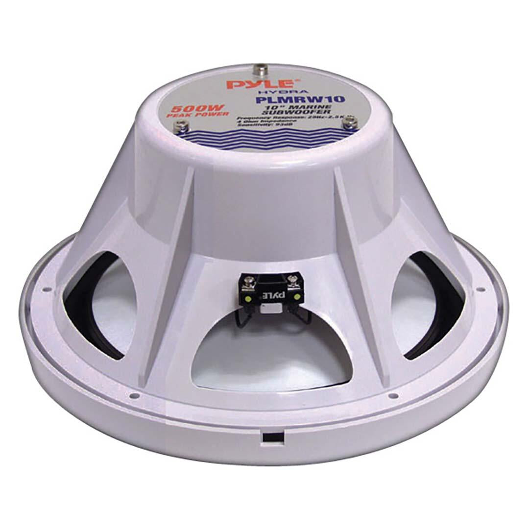 Pyle PLMRW10  Marine 10″ Subwoofer – Sold Each (White) Pyle