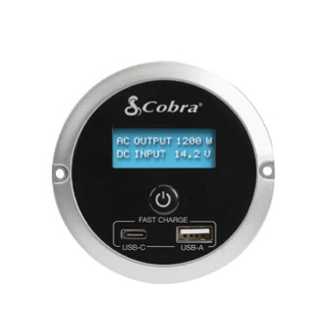 Cobra CPIALCDG1 Remote On/off With  2 Usb Quick Charge Ports For Cpi400psw, Cpi500w, Cpi1500w, Cpi2500w & Cpi3000w Manufactured In China Cobra