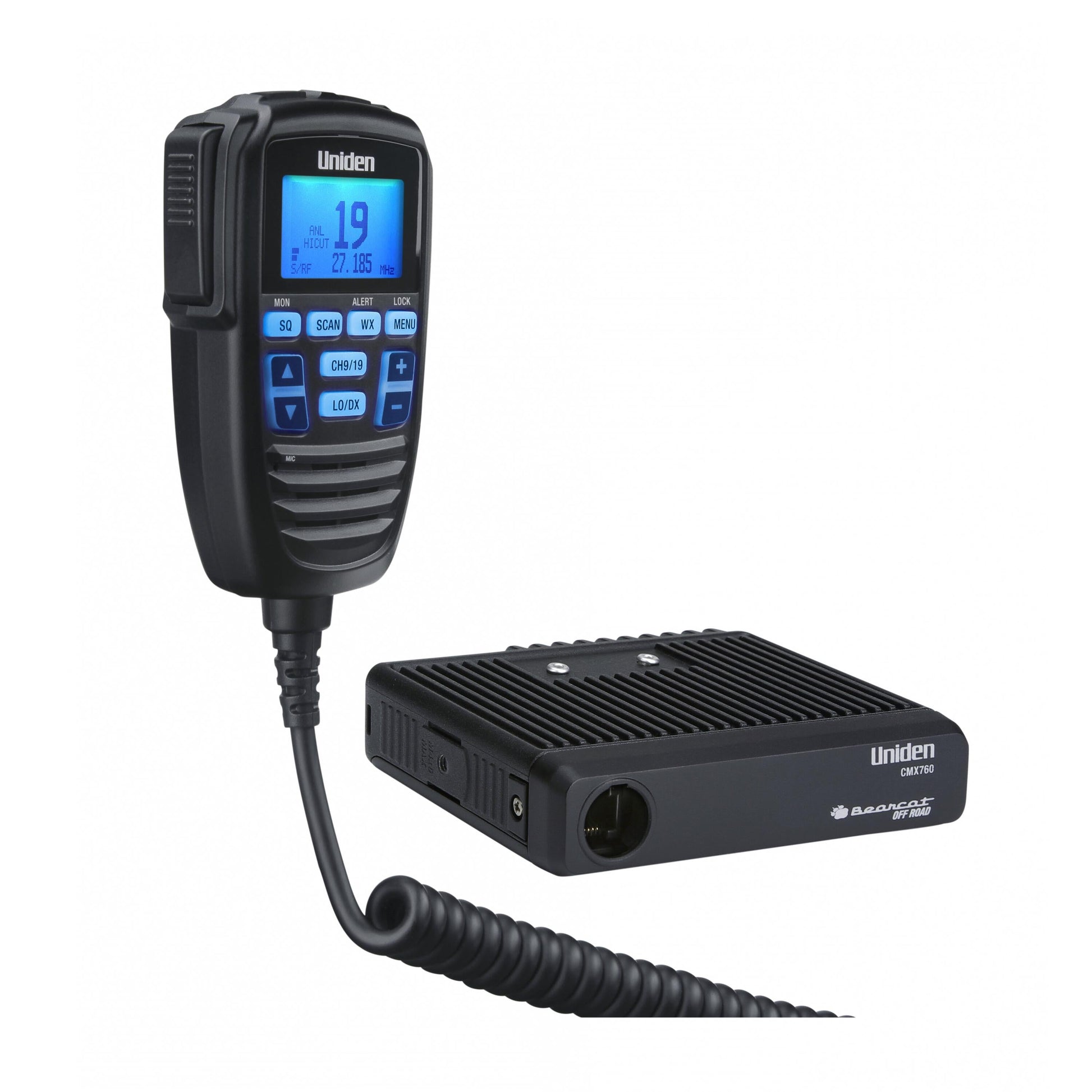 Uniden CMX760 Bearcat - Cmx760 Remote Mount Ultra Compact 40 Channel Off Road Professional CB Radio With Weather + Alert, Scan, Local/dx, Ch 9/19 Uniden