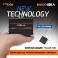 PRV Audio MDX400.4 2 Ohm 4 Channel Full Range Amplifier PRV Audio