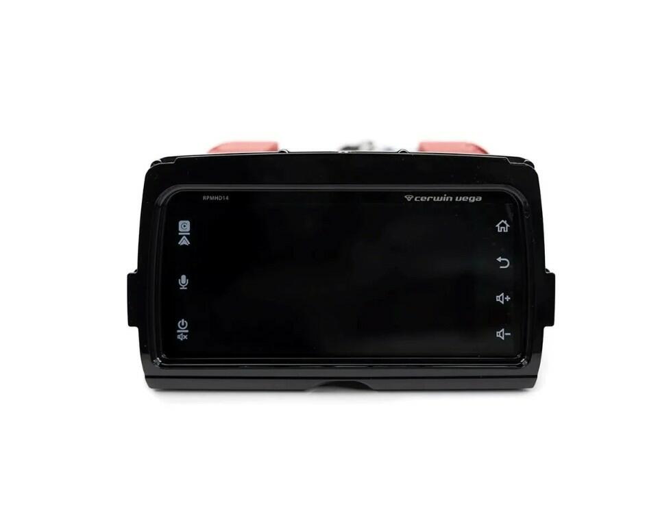 Cerwin-Vega RPMHD14 7" Specific-Fit Harley-Davidson Stereo with Bluetooth, Wireless Apple CarPlay and Android Auto, and SiriusXM Ready for select 2014-2023 vehicles from Harley Davidson Cerwin-Vega