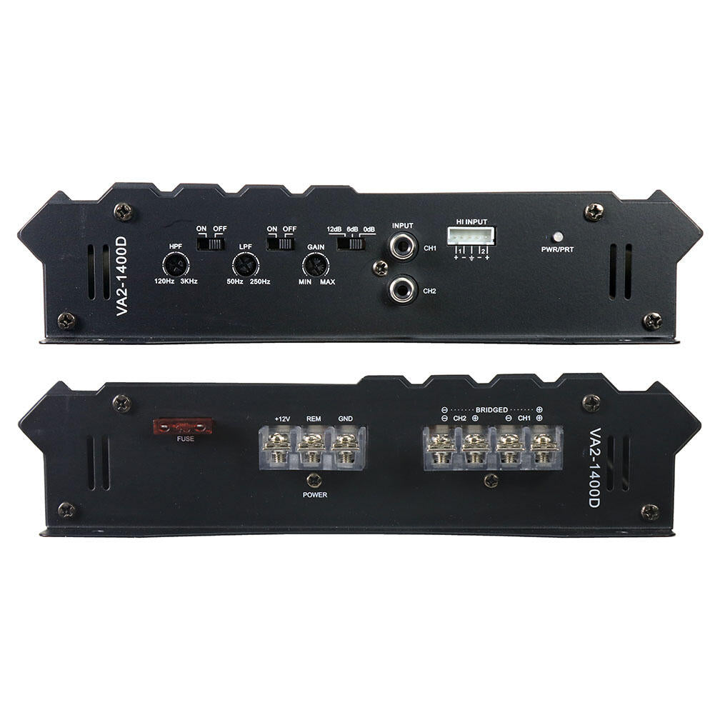 Power Acoustik VA2-1400D  Vertigo Series 2 Channel Amplifier 1400W Max Power Acoustik