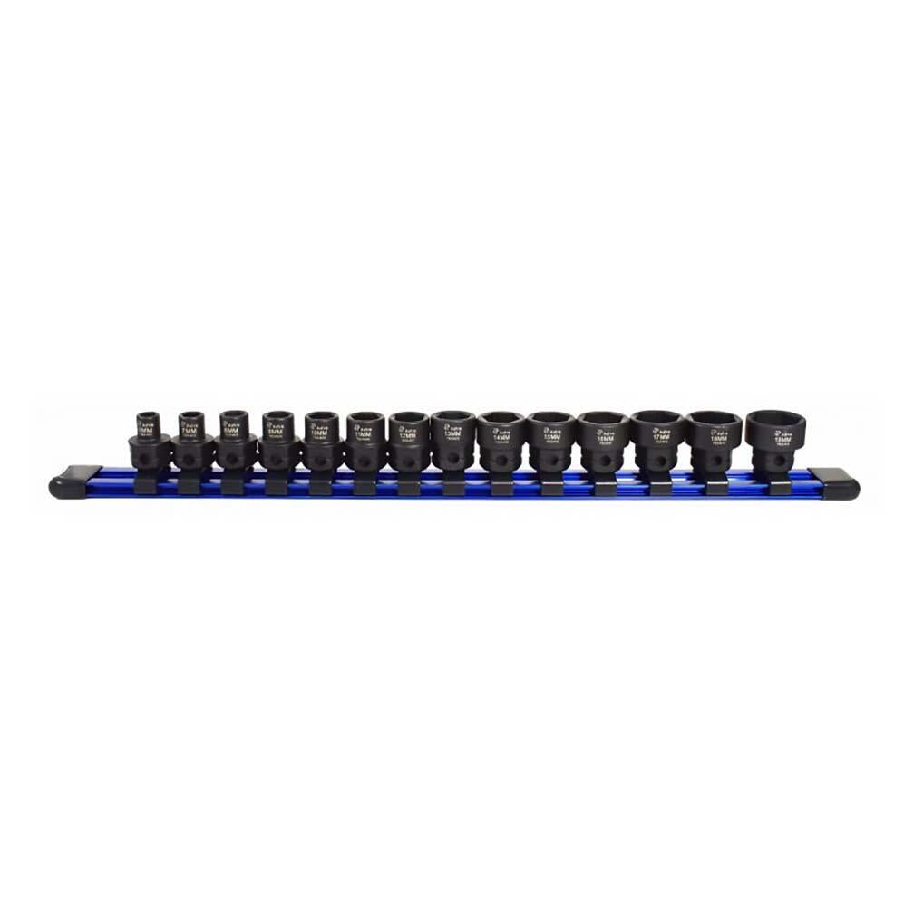 Astro 78314 Astro Metric 3/8" Drive Low Profile Nano Impact Sockets (14 Piece) ASTRO
