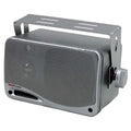 Pyle PLMR24S  Marine 3-Way Box Speakers with 3.5” Woofer (Silver) Pyle
