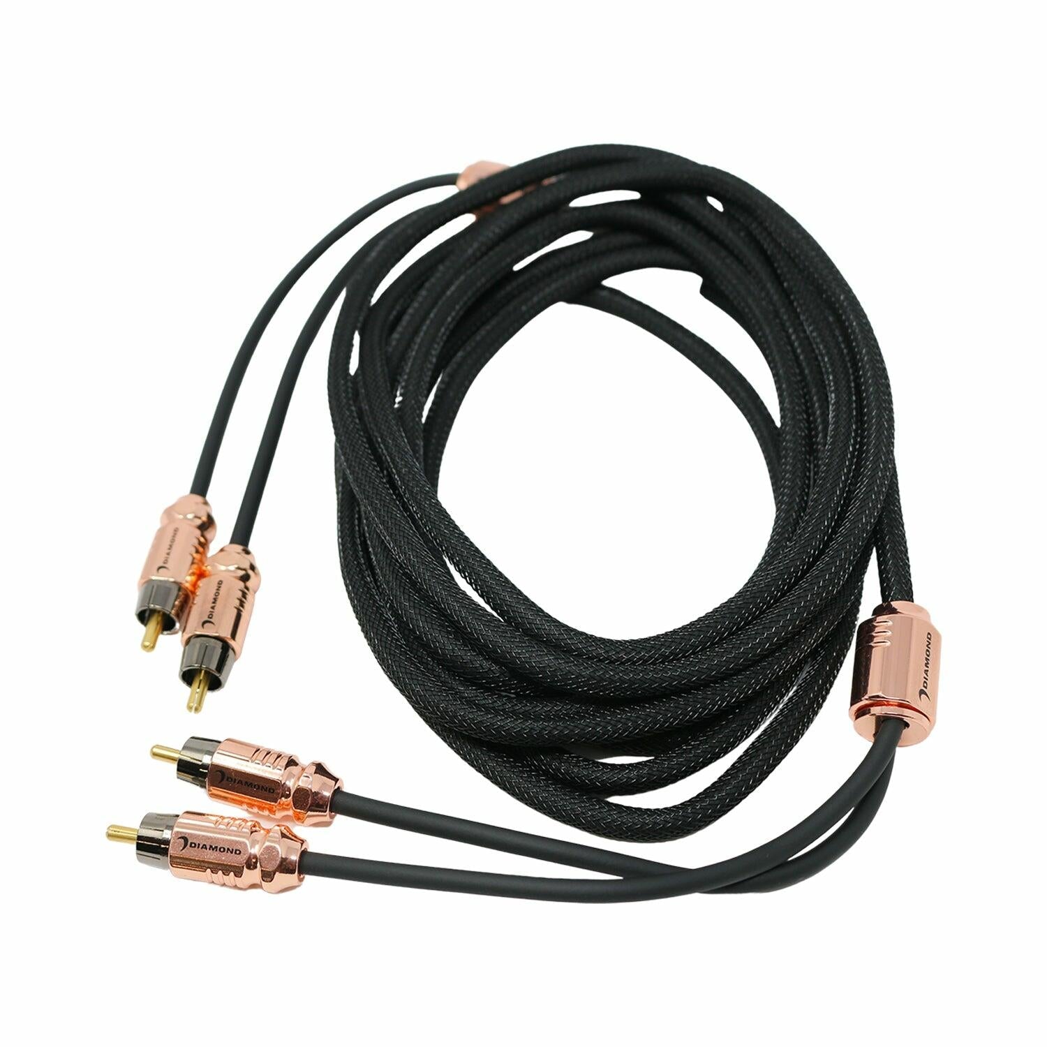 Diamond Audio HX12 12Ft Two Channel RCA Cable - HX12 Diamond
