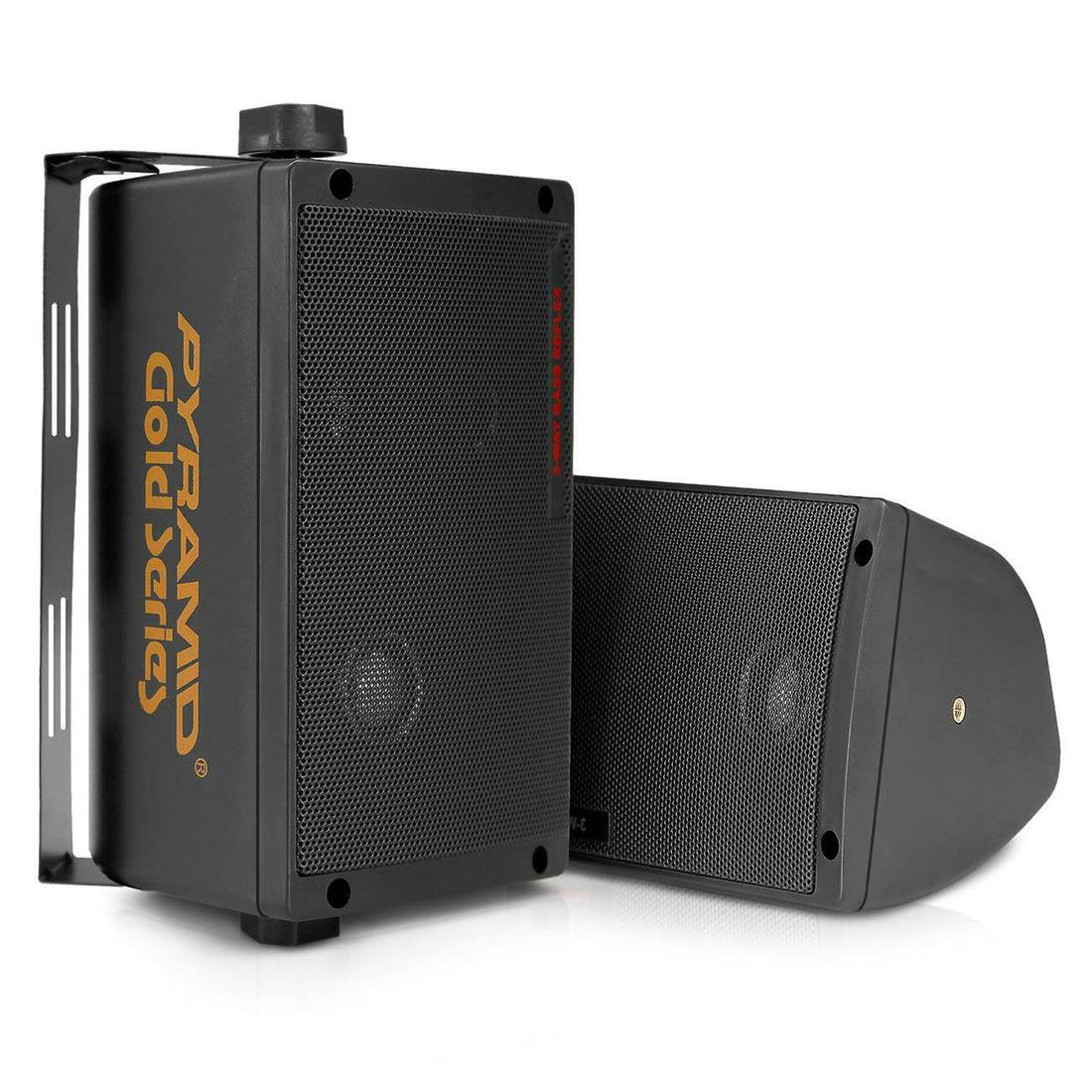 Pyramid 2060 300W 3-Way Car Audio Mini Box Speakers Indoor Stereo System (Pair) Pyramid