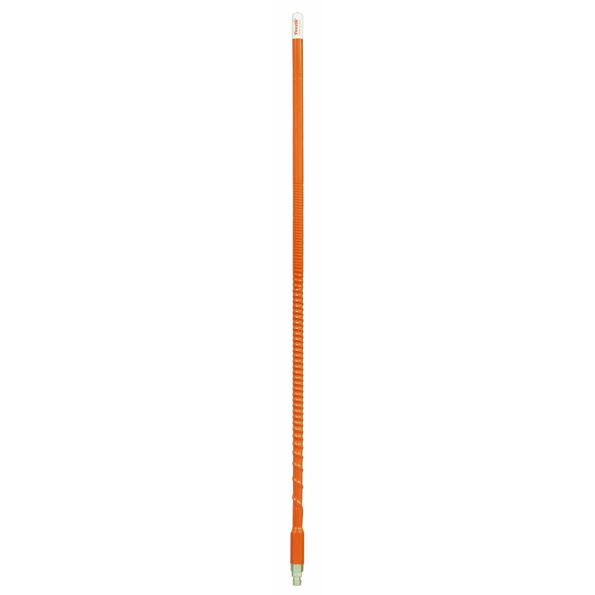 Firestik KW7-O 7 Foot Heavy Duty Trim To Tune 700 Watt Top Loaded Fiberglass 5/8 Wave Cb Antenna With 3/8"x24" Threaded Base In Orange Firestik