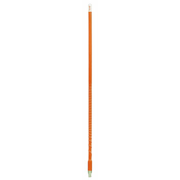 Firestik KW7-O 7 Foot Heavy Duty Trim To Tune 700 Watt Top Loaded Fiberglass 5/8 Wave Cb Antenna With 3/8"x24" Threaded Base In Orange Firestik
