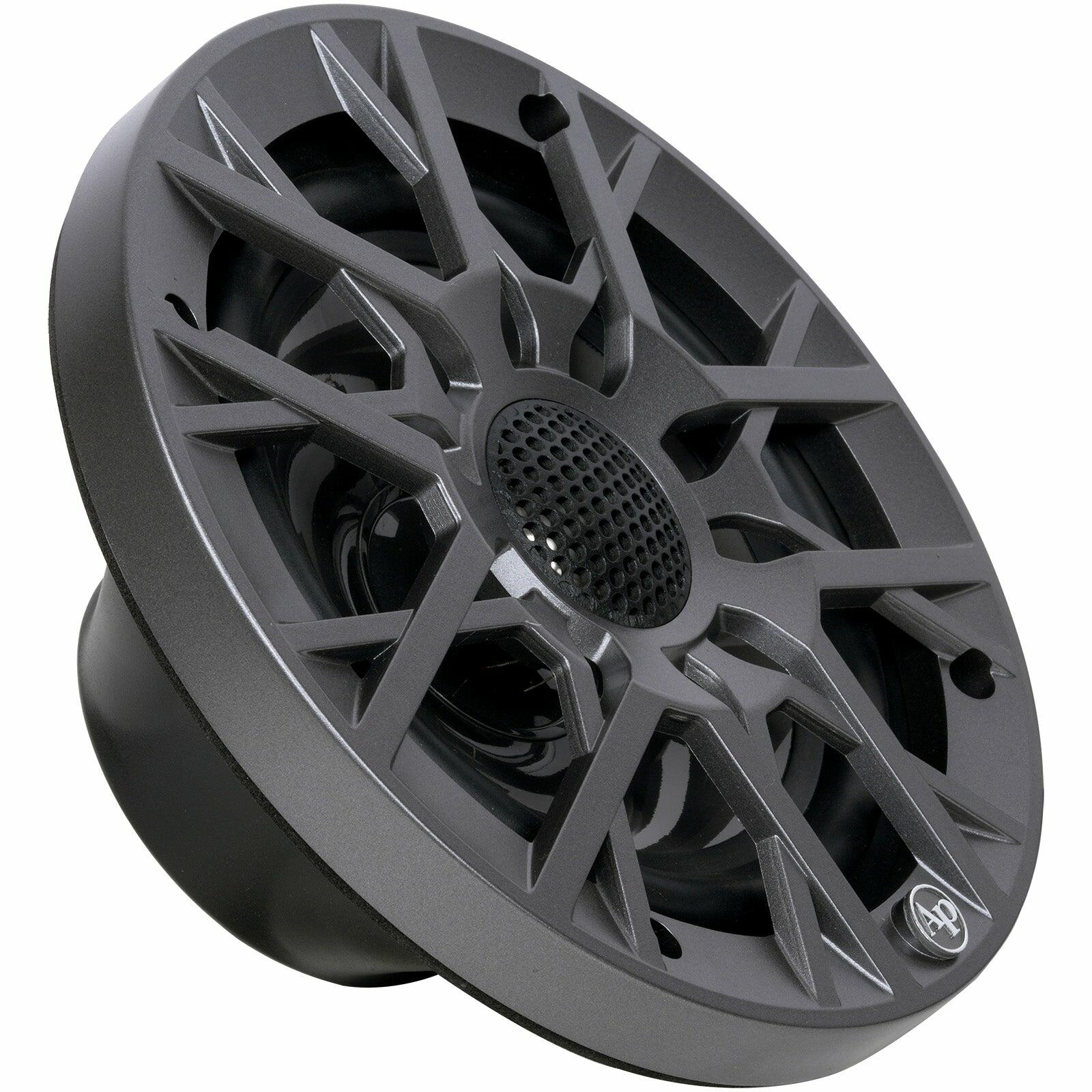 Audiopipe APSW-654SP 6.5 Coaxial 2-Way Marine Speaker with LED Lights (APSW-654SP) Audiopipe