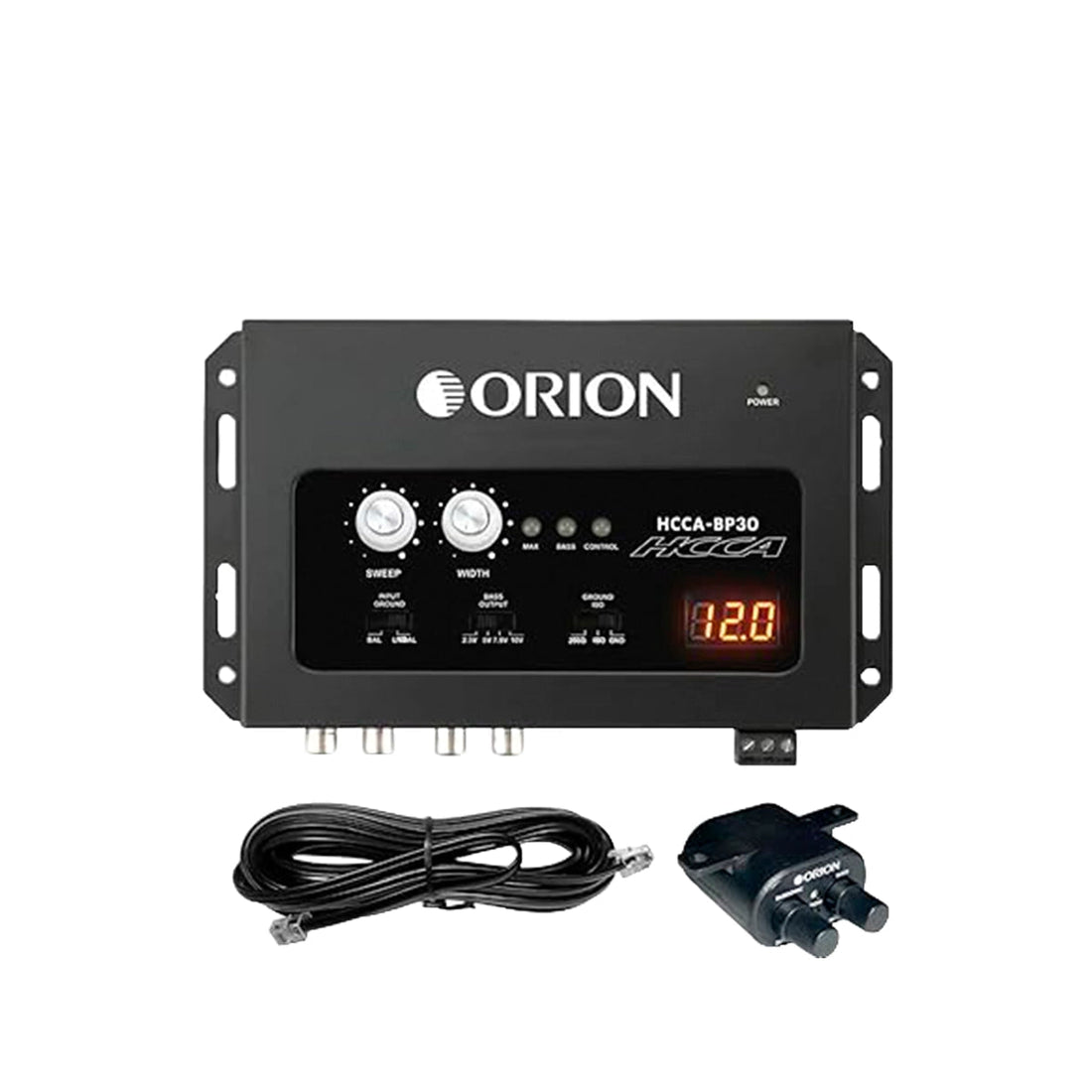 Orion HCCA-BP30 High Performance Bass Processor with 10V Output & Voltage Display Orion
