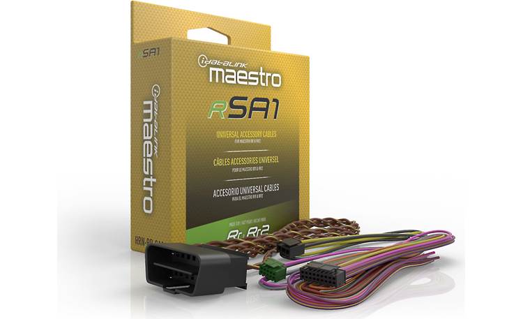 iDatalink HRN-RR-SA1 Factory Integration Adapter Install and connect an iDatalink-compatible car stereo and retain steering wheel controls and other features in select 2004-20 vehicles ( ADS-MRR or ADS-MRR2 module also required ) Maestro