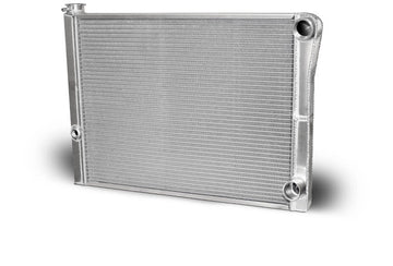 AFCO Racing 80185NDP-U Double Pass Radiator Chevy 27.5 X 19 X 1.50 Core, Universal 20 AN Female Inlet with 1/2 bung American Autowire