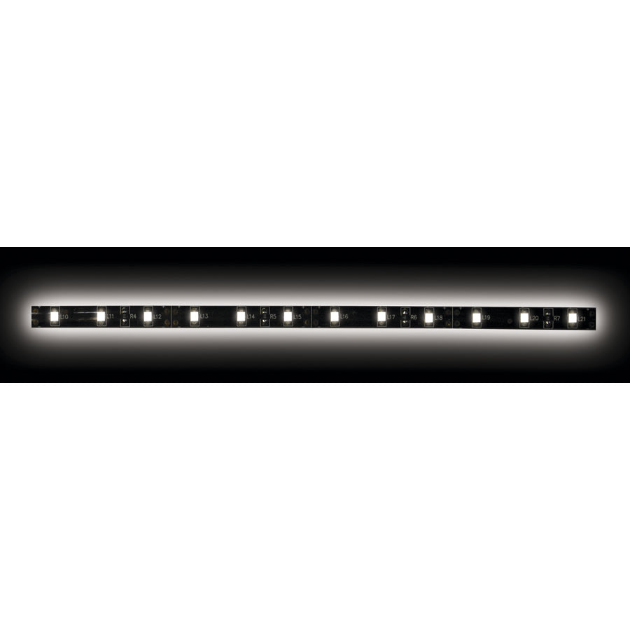 Heise HE-W350-BLK 3M White 5050 LED Strip Light. Black Base Heise