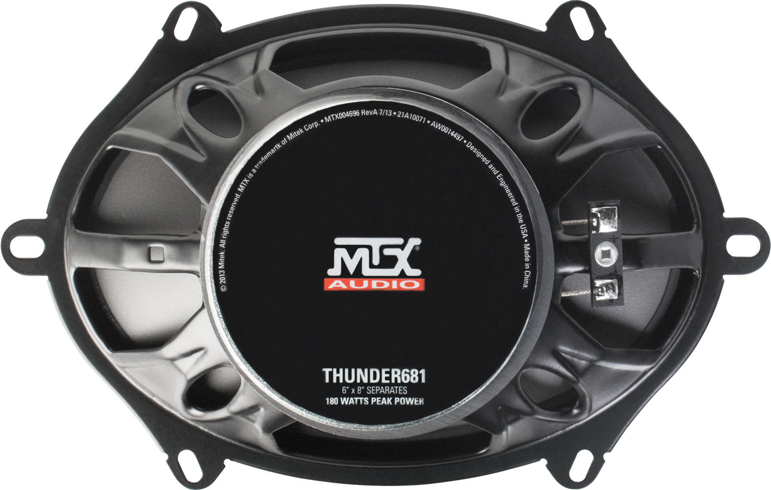 MTX THUNDER681 5" x 7" 2-Way 90-Watt RMS 4 Component Speaker Pair (Sold In Pairs) MTX