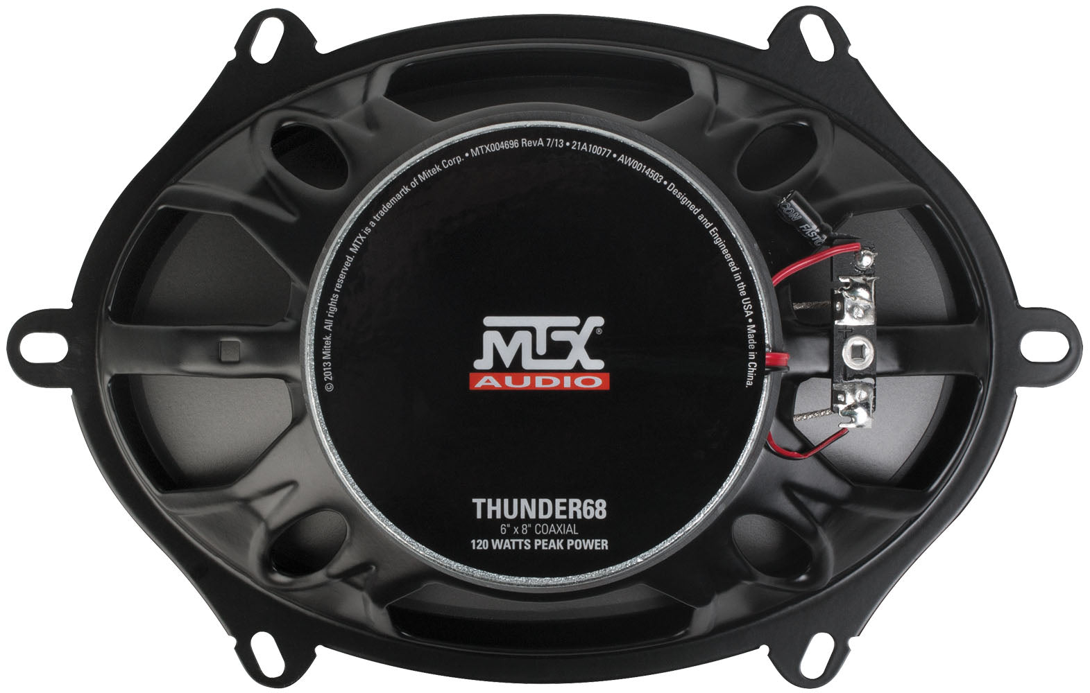 MTX THUNDER68 5" x 7" 2-Way 60-Watt RMS 4 Coaxial Speaker Pair (Sold In Pairs) MTX
