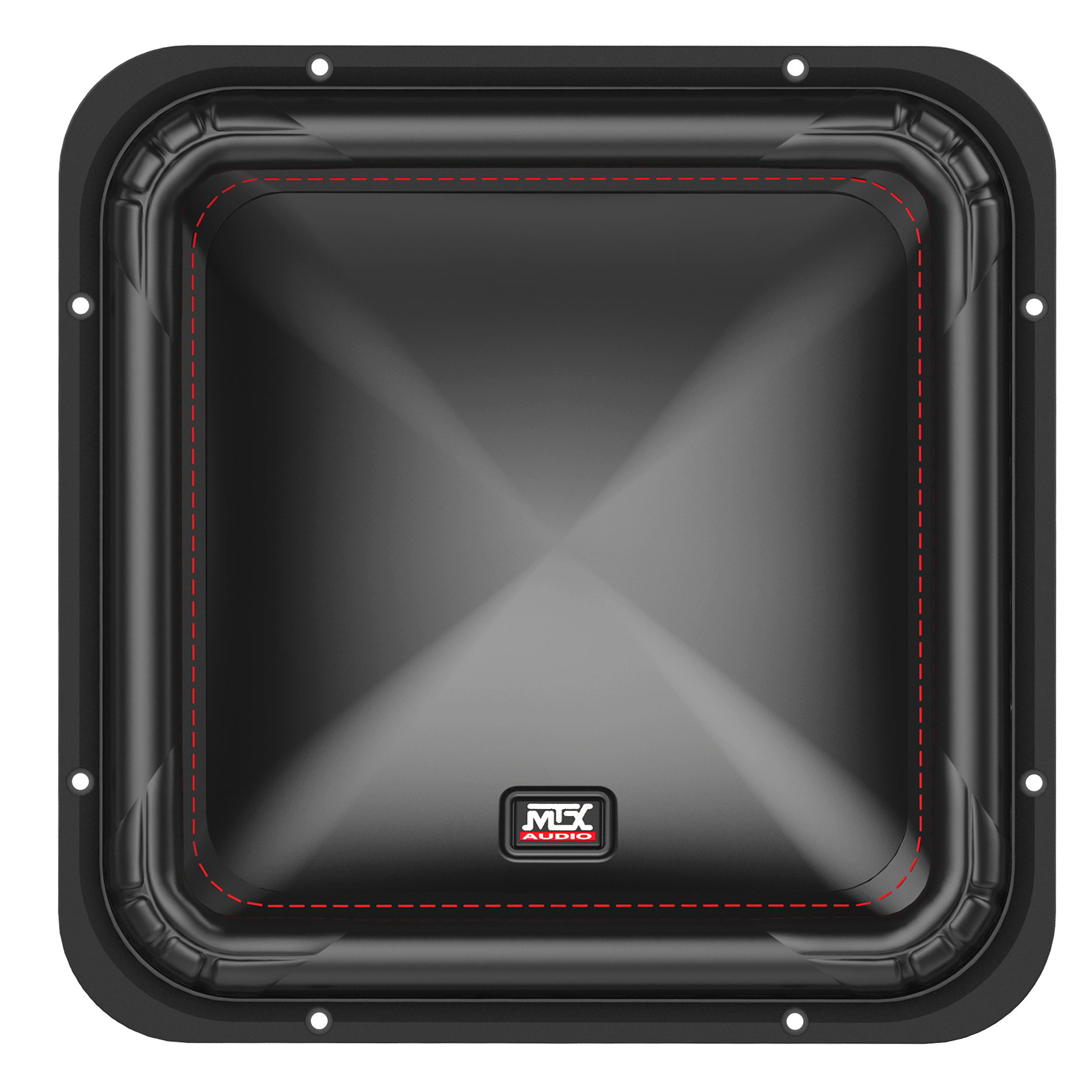 MTX S6512-44 12" 500-Watt RMS Dual 4 Square Car Audio Subwoofer (Sold Individually) MTX