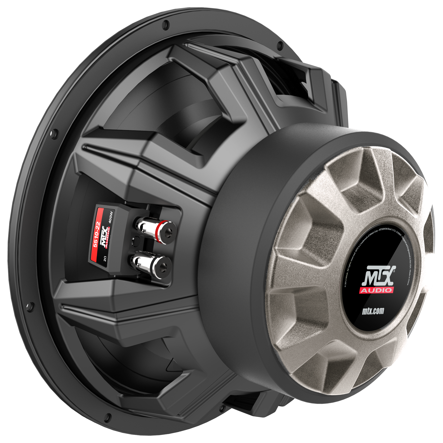 MTX 5510-22 10" 400-Watt RMS Dual 2 Car Audio Subwoofer (Sold Individually) MTX