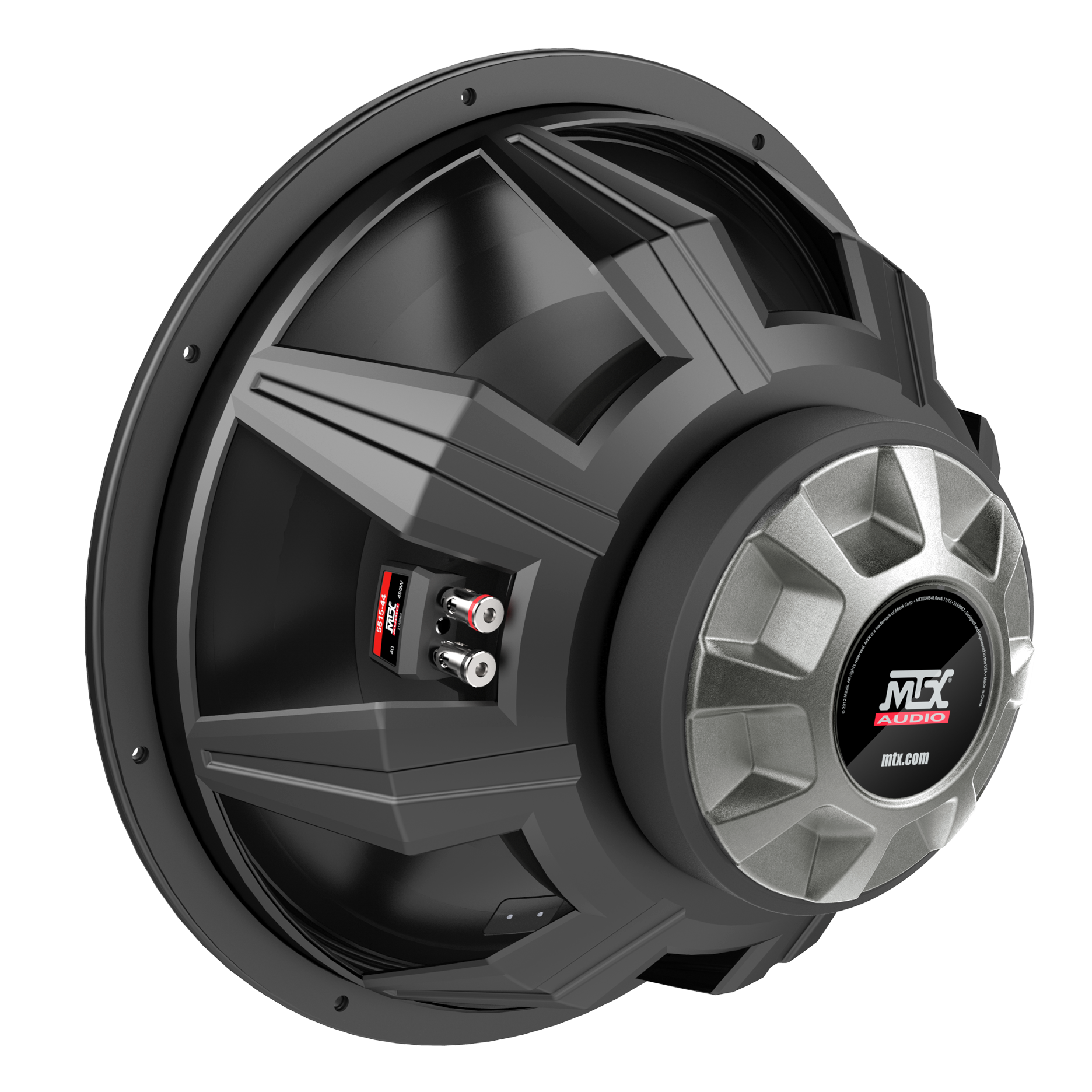 MTX 5515-44 15" 400-Watt RMS Dual 4 Car Audio Subwoofer (Sold Individually) MTX
