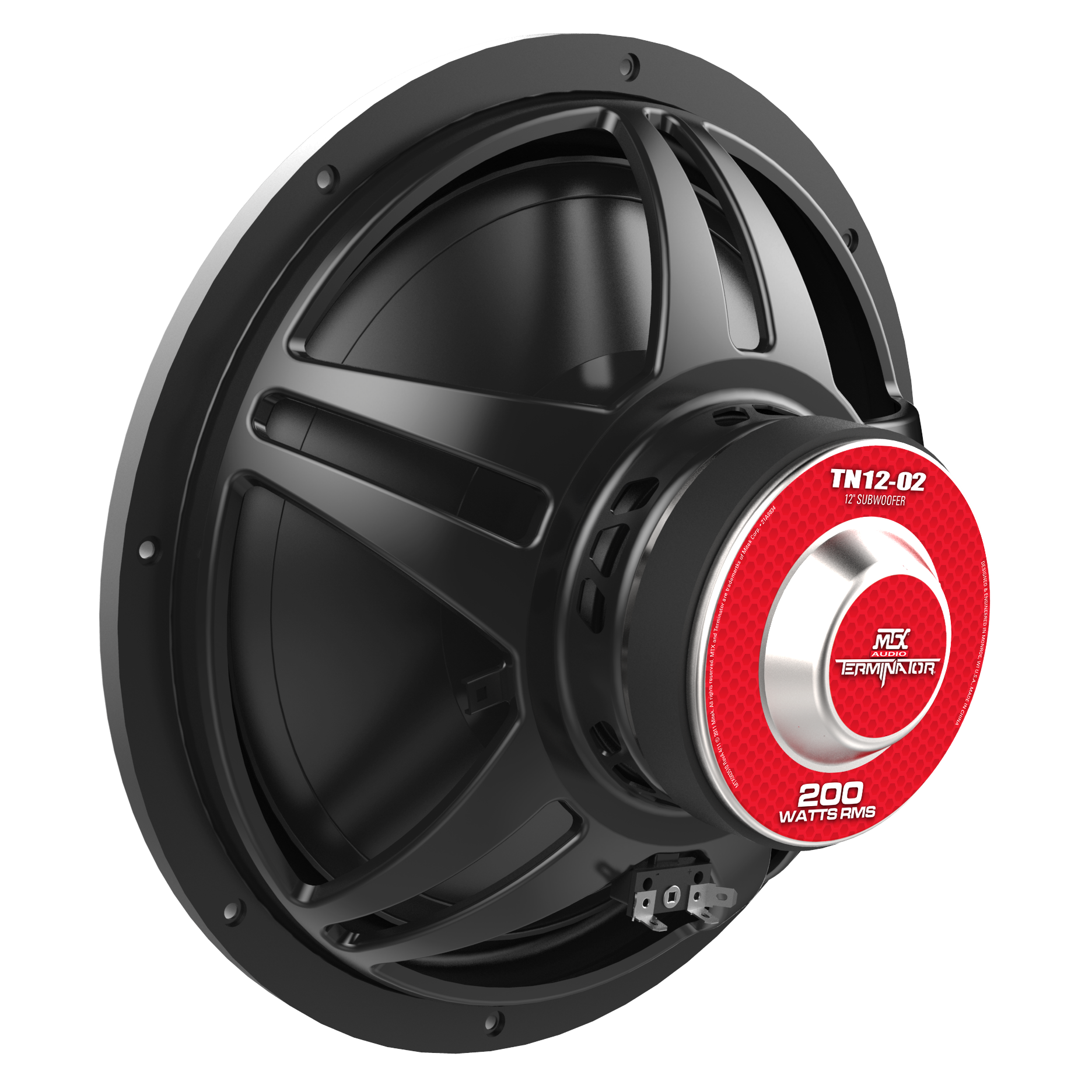 MTX TN12-02 12" 200-Watt RMS 2 Subwoofer (Sold Individually) MTX