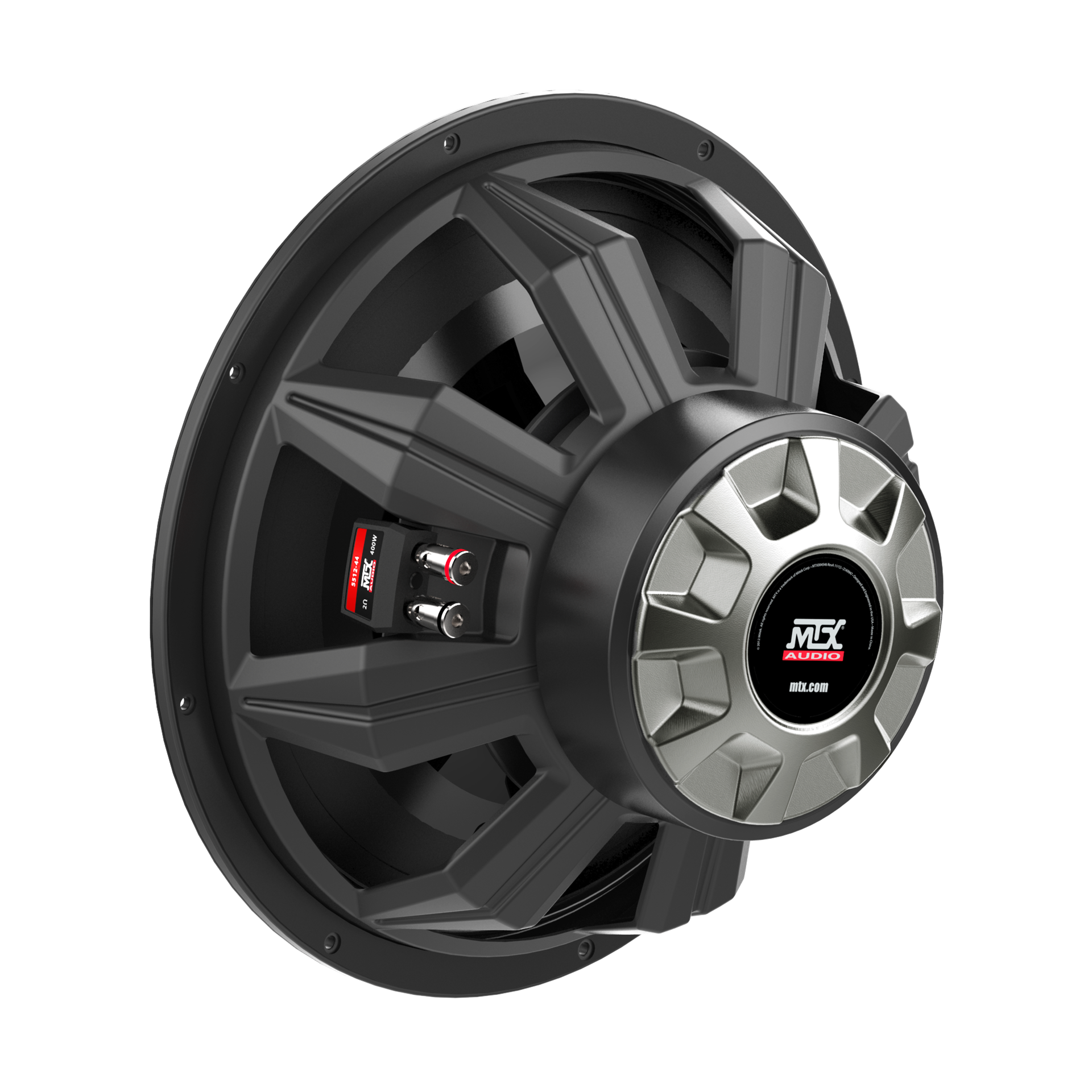 MTX 5512-44 12" 400-Watt RMS Dual 4 Car Audio Subwoofer (Sold Individually) MTX