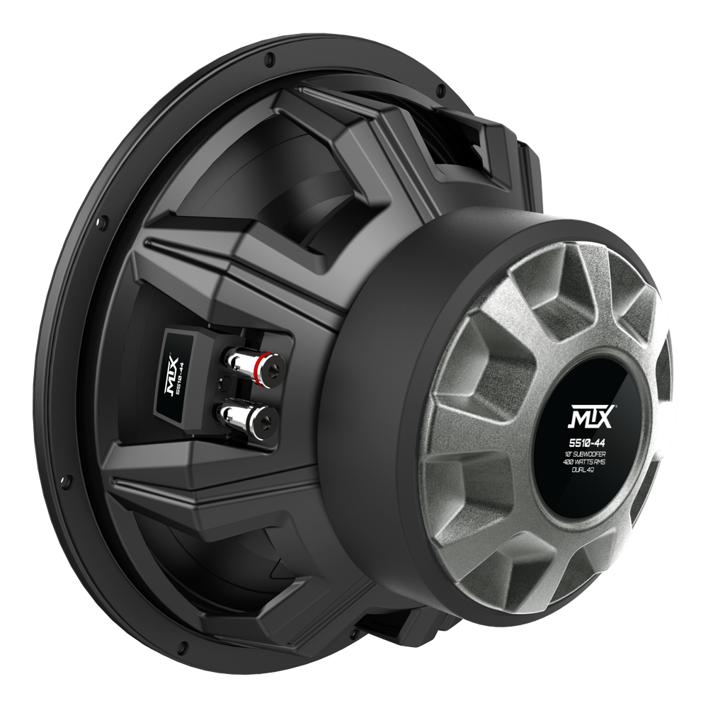 MTX 5510-44 10" 400-Watt RMS Dual 4 Car Audio Subwoofer (Sold Individually) MTX