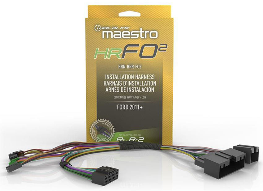 iDatalink Maestro HRN-HRR-FO2 FO2 Plug And Play T-Harness For Select Ford Vehicles