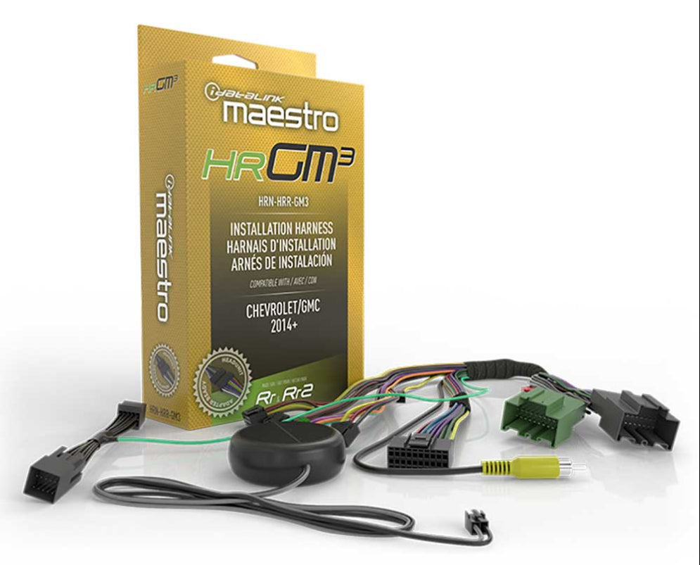 iDatalink Maestro HRN-HRR-GM3 GM3 T-Harness For Select 2014+ GM Vehicles with HU Connectors Maestro