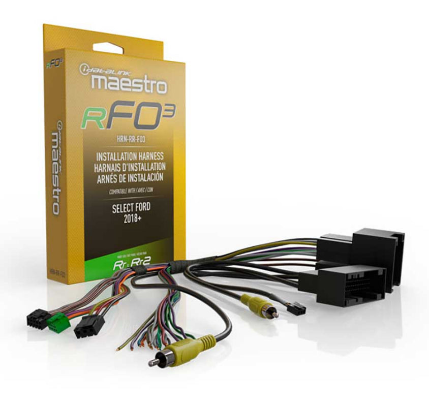 iDatalink Maestro HRN-RR-FO3 FO3 T-Harness For Select 2018+ Ford Vehicles Maestro