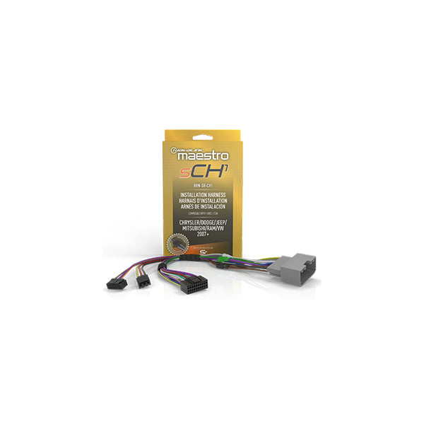 iDatalink Maestro HRN-SR-CH1 sCH1 Radio Replacement T-Harness for Select 2007-2020 Chrysler, RAM, Jeep, Volkswagen, Mitsubishi, and Dodge Models Maestro