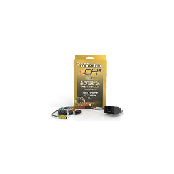 iDatalink Maestro HRN-SR-CH3 sCH3 Radio Replacement T-Harness for Select 2013-2022 RAM and Jeep Models Idatalink