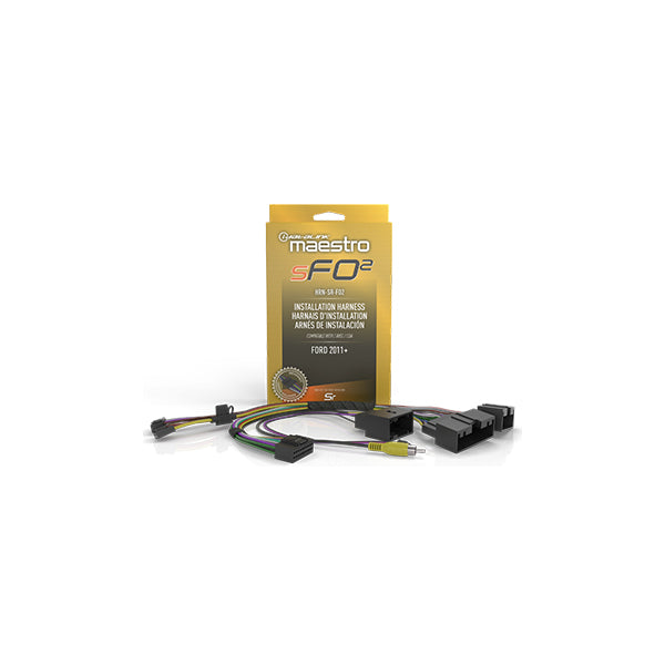 iDatalink Maestro HRN-SR-FO2 sFO2 Radio Replacement T-Harness for Select 2013-2019 Ford Models 3D MAXpider
