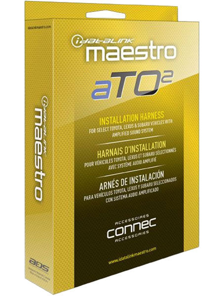 iDatalink Maestro HRN-AR-TO2 ATO2 Plug And Play T-Harness For Select Toyota, Lexus & Subaru Vehicles 2012-2022 Maestro