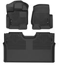 Husky Liners 53498 X-act Contour® Floor Mats For Ford F-150 & Lightning (Front & 2nd Seat Floor Liners) Husky Liners