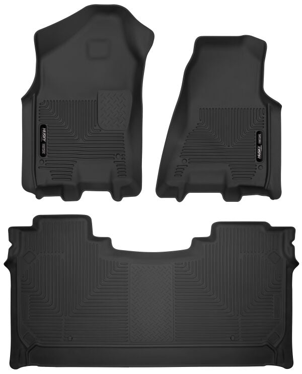 Husky Liners 54608 X-act Contour® Floor Mats For Dodge Ram 1500 (Front & 2nd Seat Floor Liners) Husky Liners