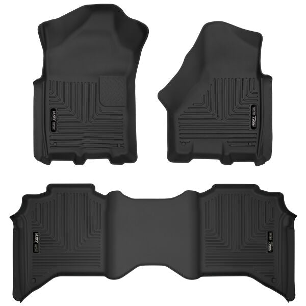 Husky Liners 53638 X-act Contour® Floor Mats For Dodge Ram 2500 & 3500 (Front & 2nd Seat Floor Liners) Husky Liners