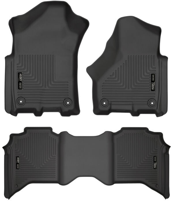 Husky Liners 94111 WeatherBeater™ Floor Liners For Dodge Ram 2500 & 3500 (Front & 2nd Seat Floor Liners) AMP Research