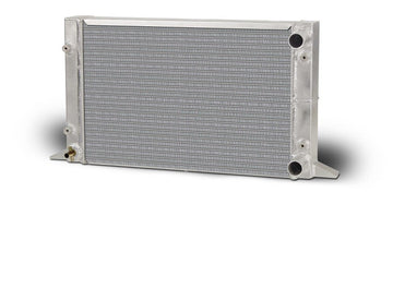 AFCO Racing 80107N Aluminum  Radiator Scirocco Right Hand No Filler Neck  Double Pass  1-1/4 Inlet  1-1/4 Outlet Afco Racing Products
