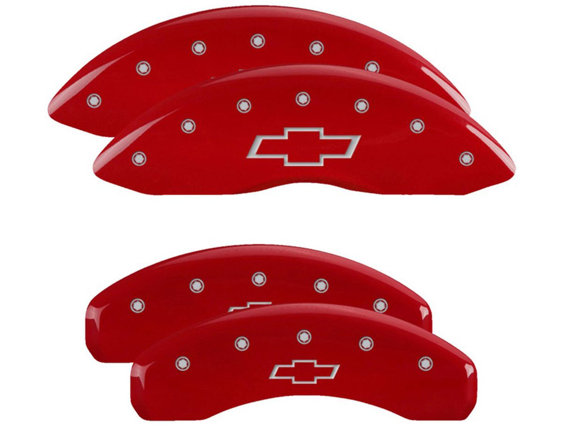 Mgp Caliper Cover 14005SBOWRD 14-   Silverado 1500 Caliper Covers Red Mgp Caliper Cover